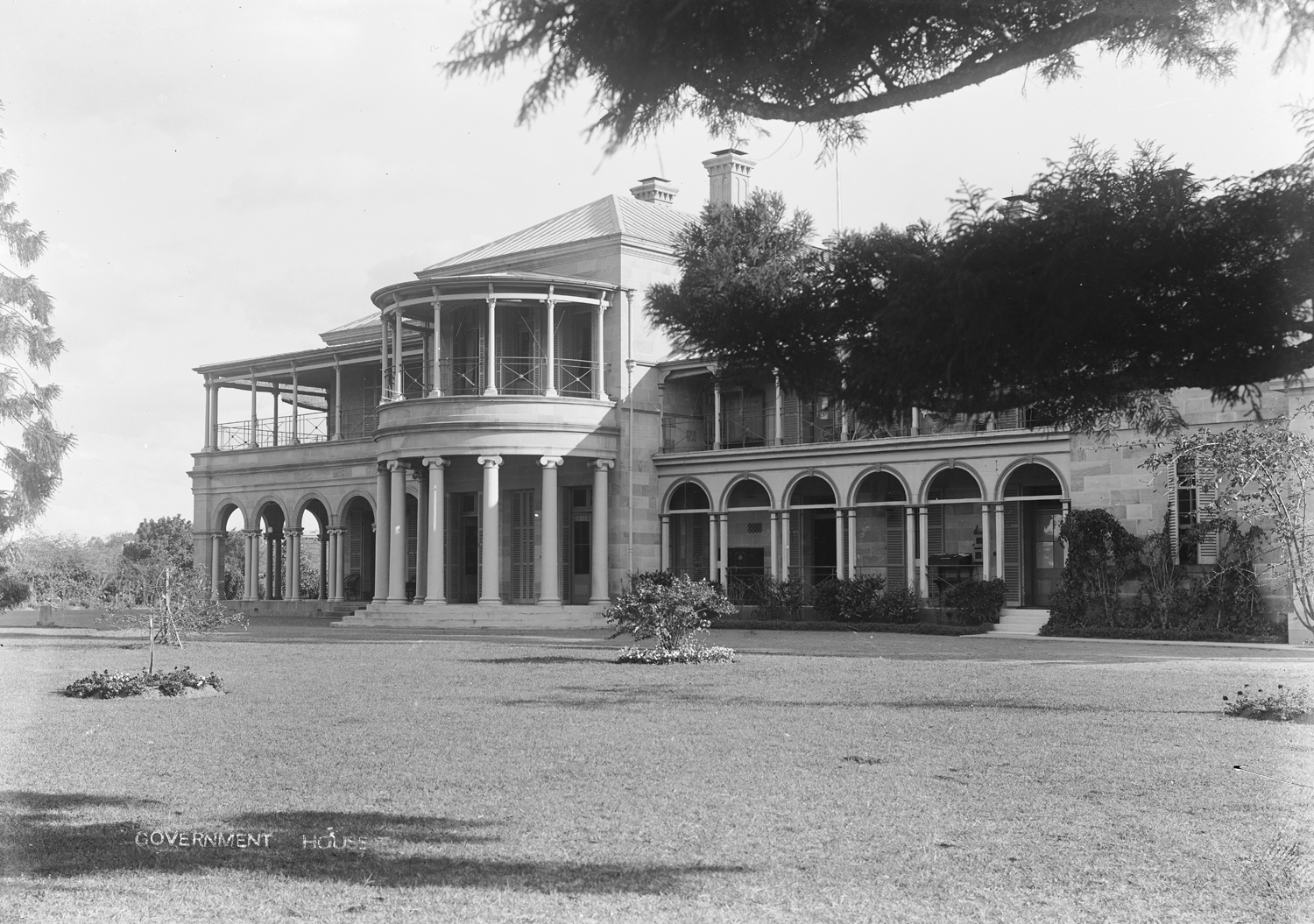 Facade of Old Government House 