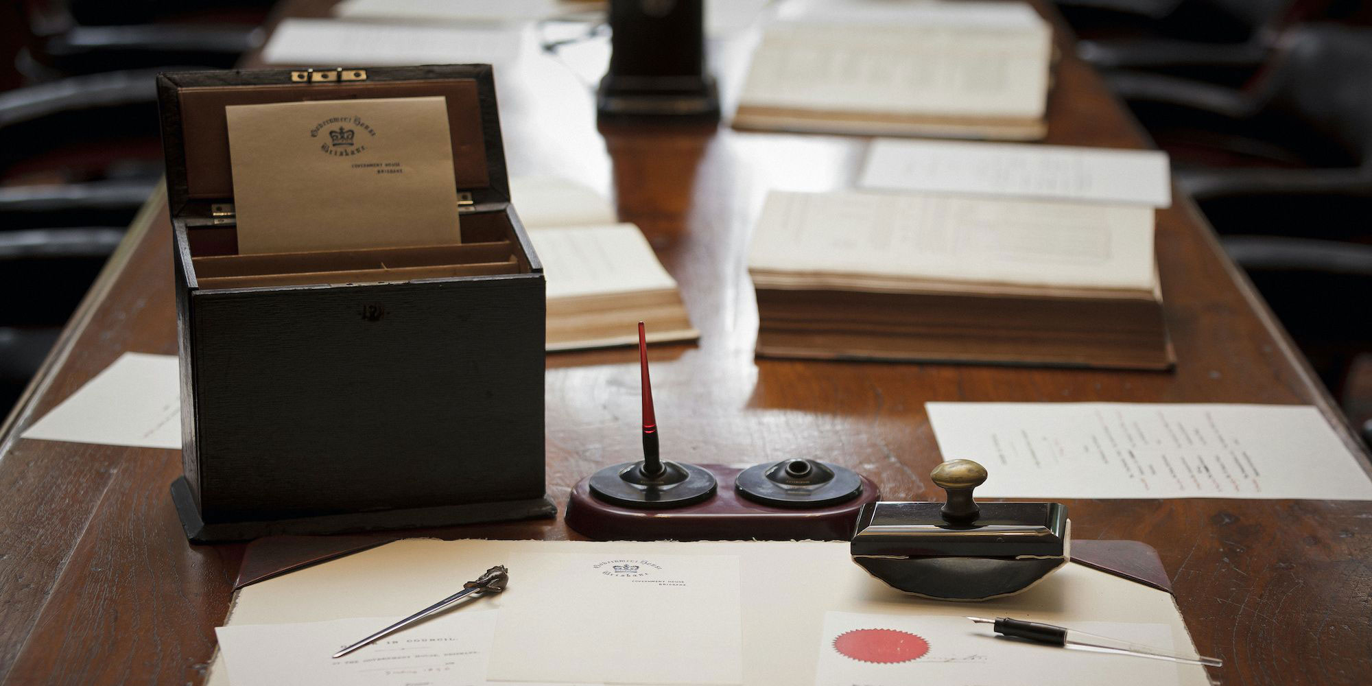 The Governor's desk at Old Government House