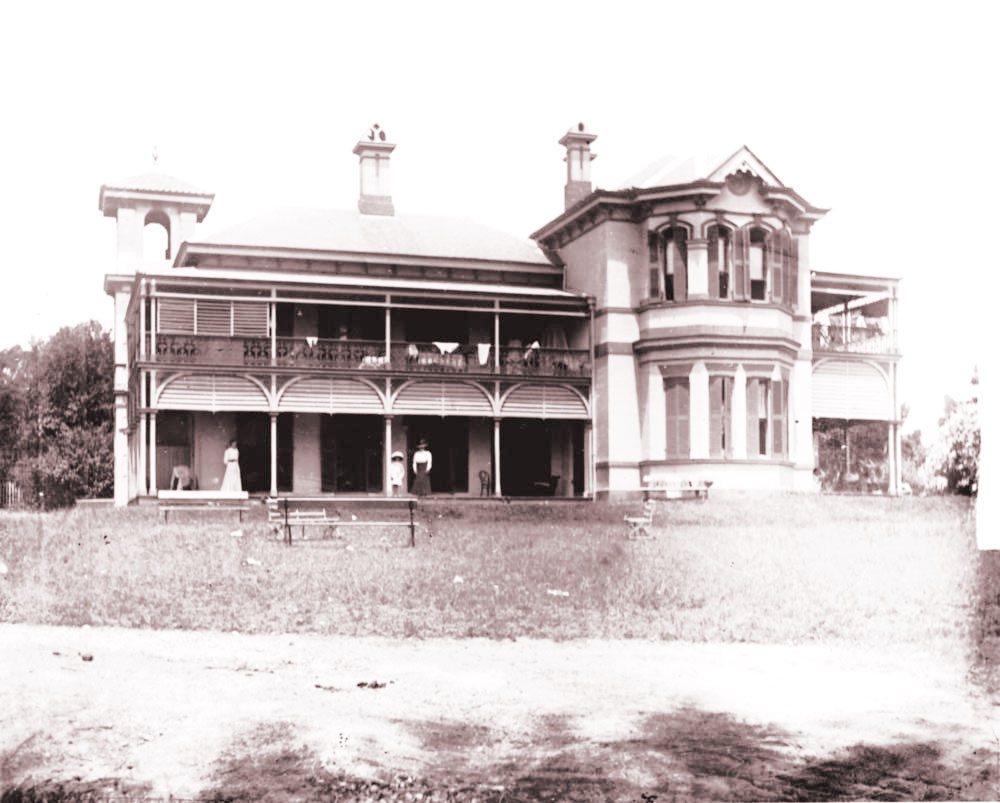 Governor Normanby rented 'Morven', the Georgian style summer residence of John McConnel, as his summer residence in 1873/74. Image courtesy of SLQ.